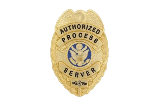Authorized Process Server badge